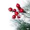 6.5ft. Unlit Real Touch™ Heavily Flocked Whittaker Spruce Full Artificial Christmas Tree with Frosted Red Berries